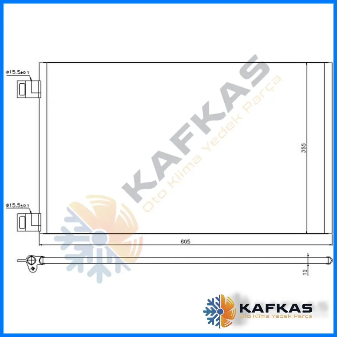 RENAULT KANGOO 2 KLİMA RADYATÖRÜ