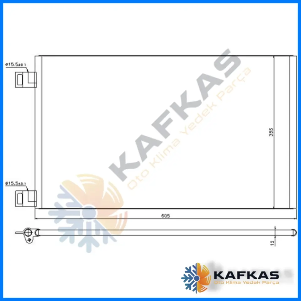 RENAULT KANGOO 2 KLİMA RADYATÖRÜ
