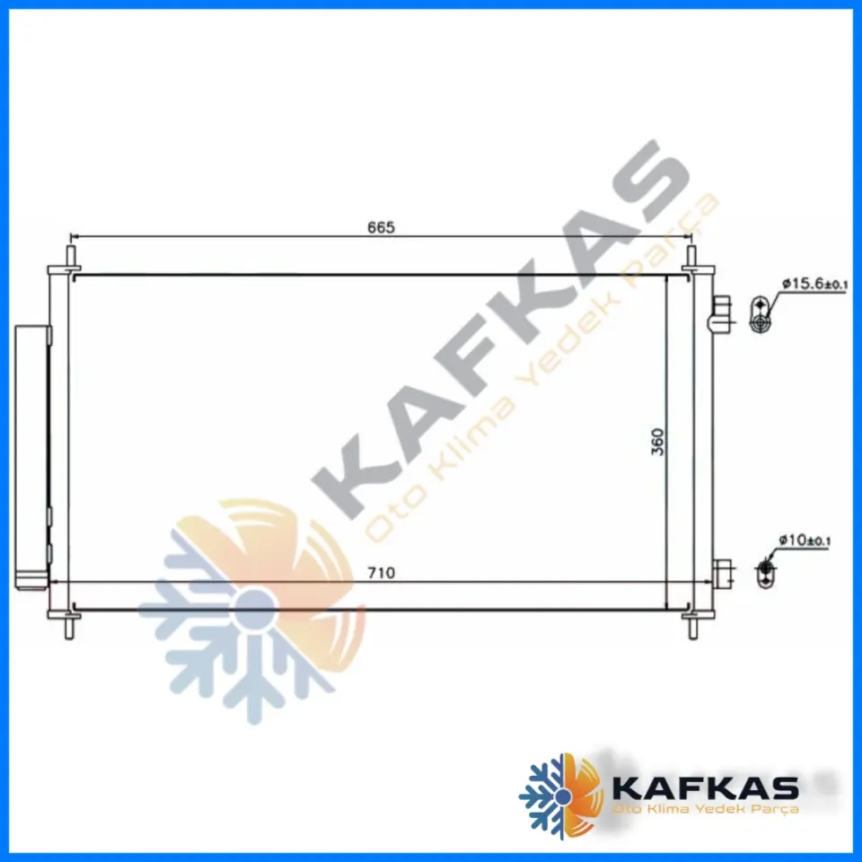 HONDA CR-V 2.0i 16V KLİMA RADYATÖRÜ