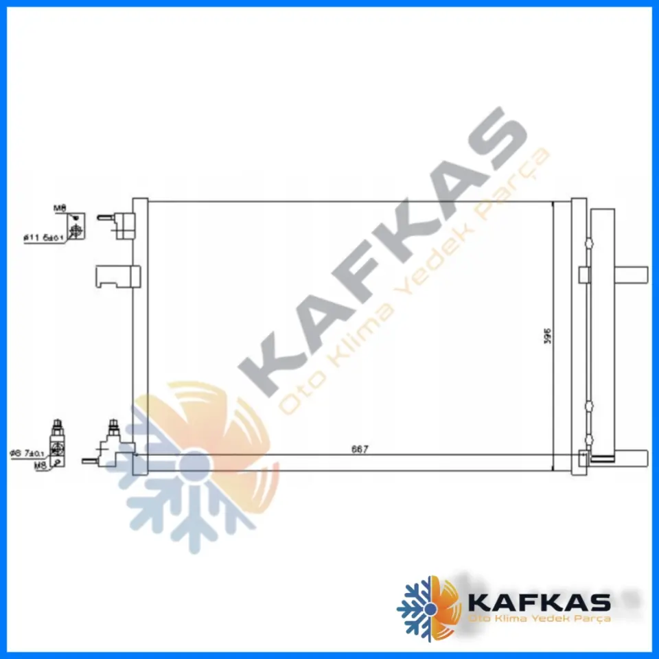 CHEVROLET CRUZE KLİMA RADYATÖRÜ