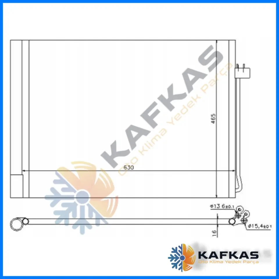 BMW X5 E70 | X5 30D D | X5 35i KLİMA RADYATÖRÜ