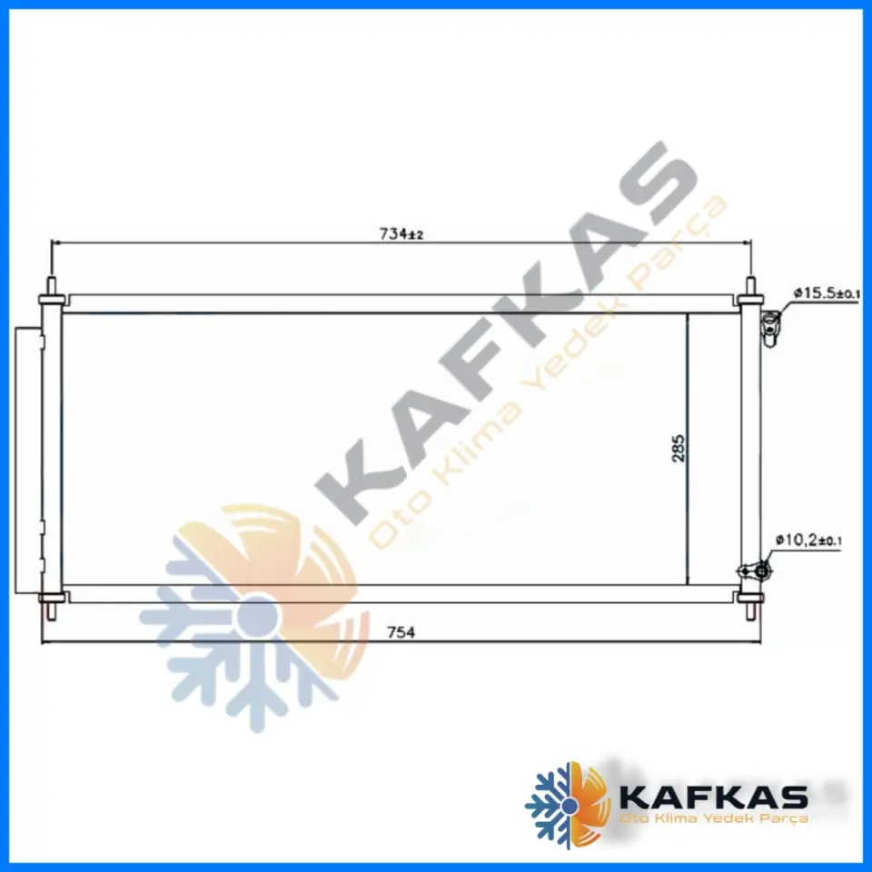 HONDA JAZZ KLİMA RADYATÖRÜ