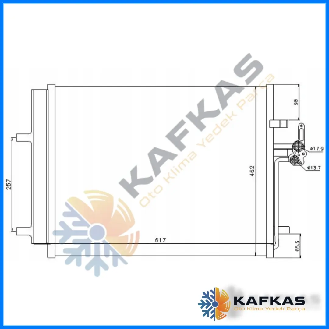 FORD MONDEO 4 1.6 EcoBoost KLİMA RADYATÖRÜ