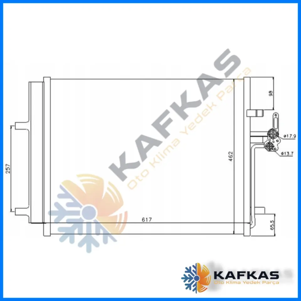 FORD MONDEO 4 1.6 EcoBoost KLİMA RADYATÖRÜ