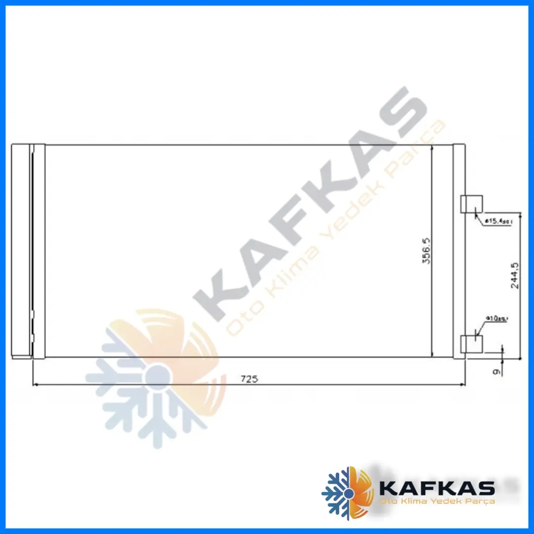 RENAULT LAGUNA 3 KLİMA RADYATÖRÜ