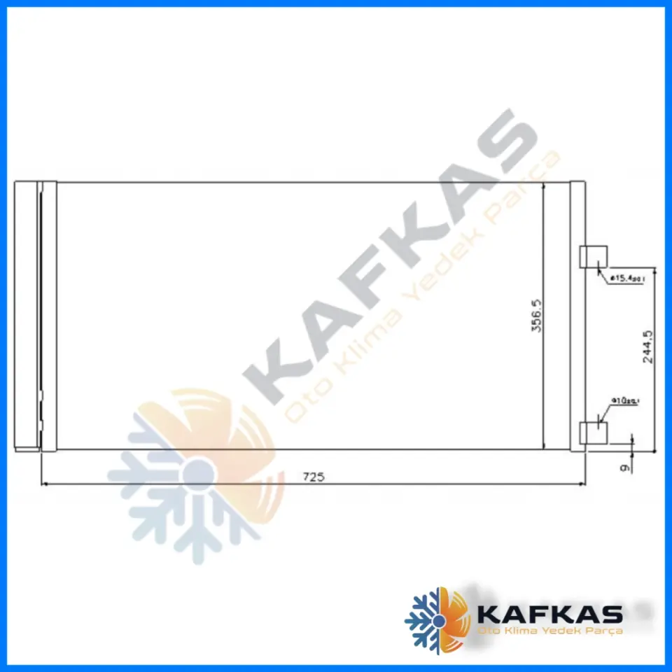 RENAULT LAGUNA 3 KLİMA RADYATÖRÜ