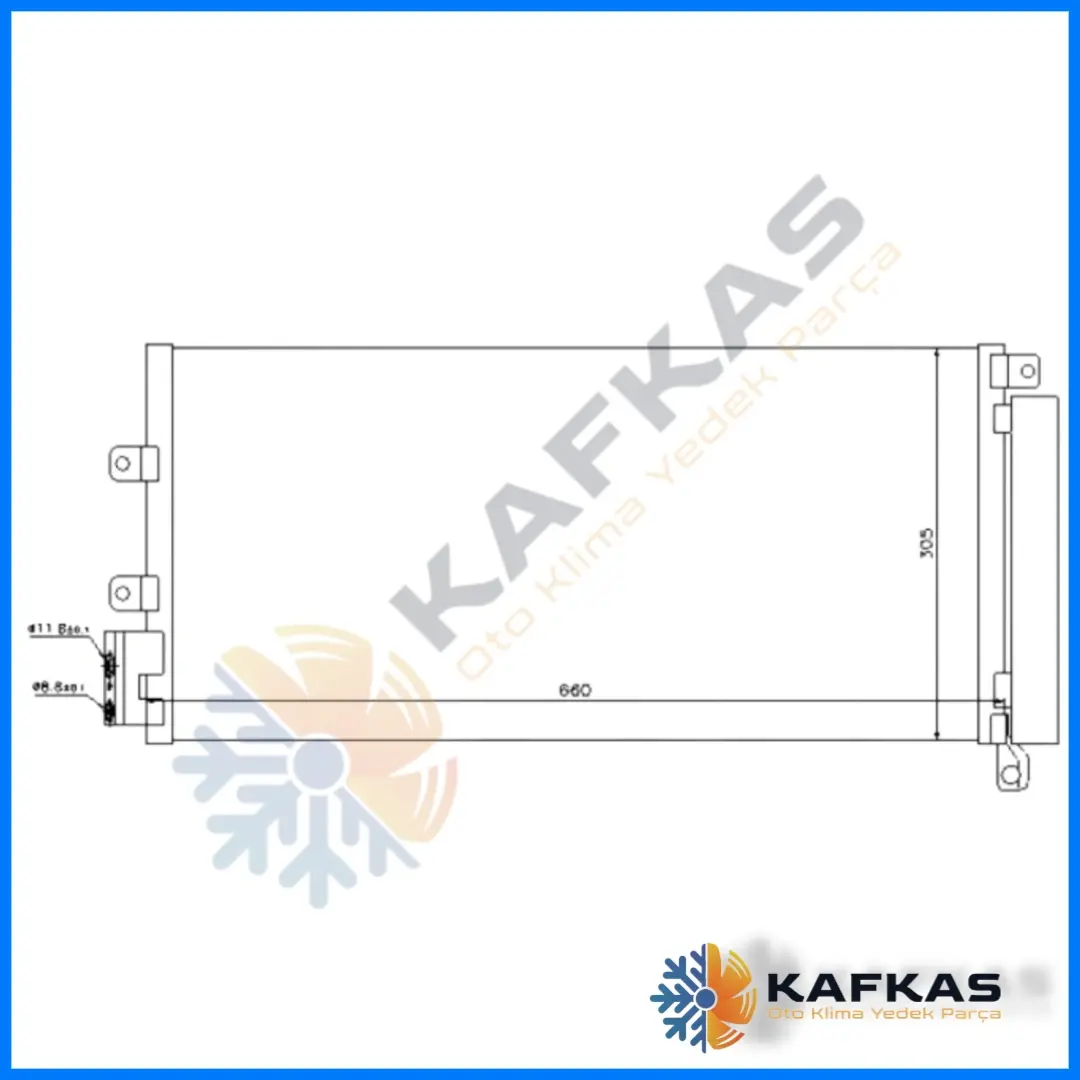 FIAT LINEA 1.3 MJTD D KLİMA RADYATÖRÜ