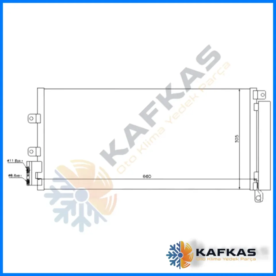 FIAT LINEA 1.3 MJTD D KLİMA RADYATÖRÜ