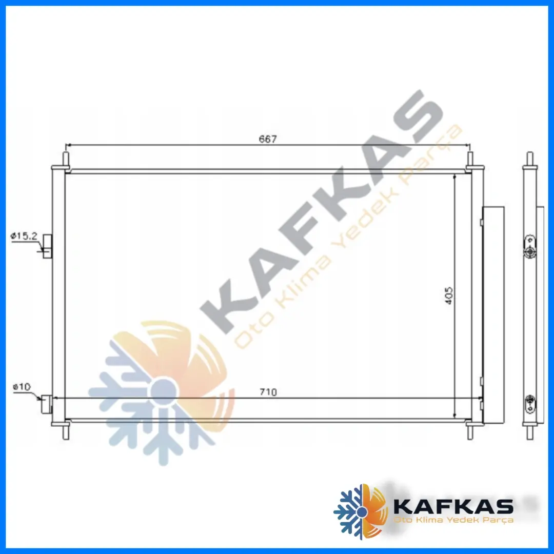 RAV 4 KLİMA RADYATÖRÜ
