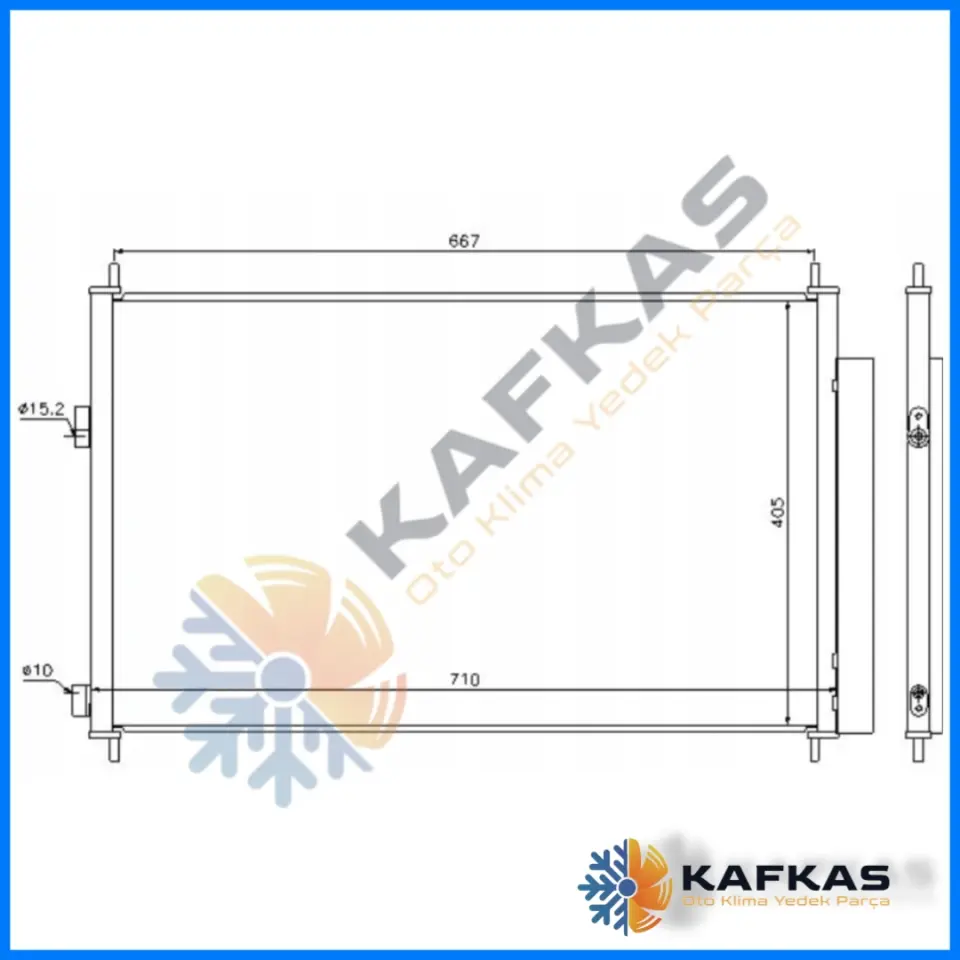 RAV 4 KLİMA RADYATÖRÜ