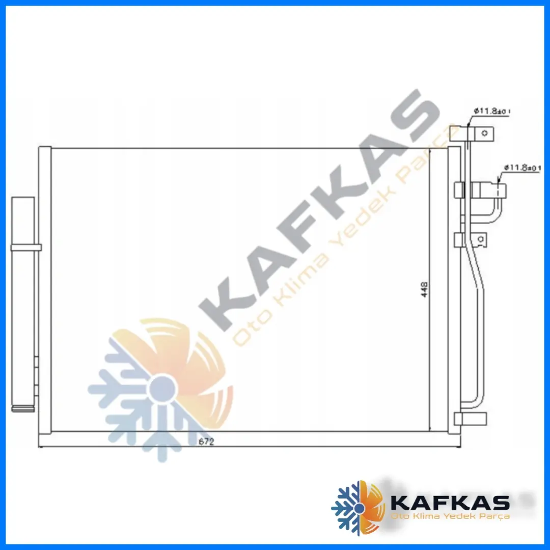 CHEVROLET CAPTIVA C100 KLİMA RADYATÖRÜ