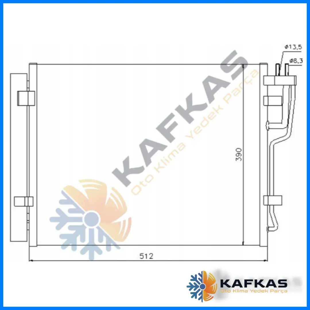 HYUNDAİ i30 DIESEL | KIA CEED DIESEL KLİMA RADYATÖRÜ