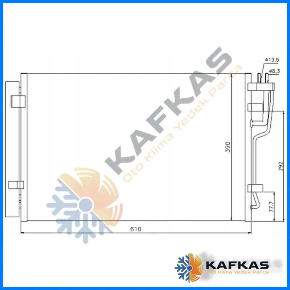 HYUNDAİ i30 - ELANTRA | KIA CEED  KLİMA RADYATÖRÜ