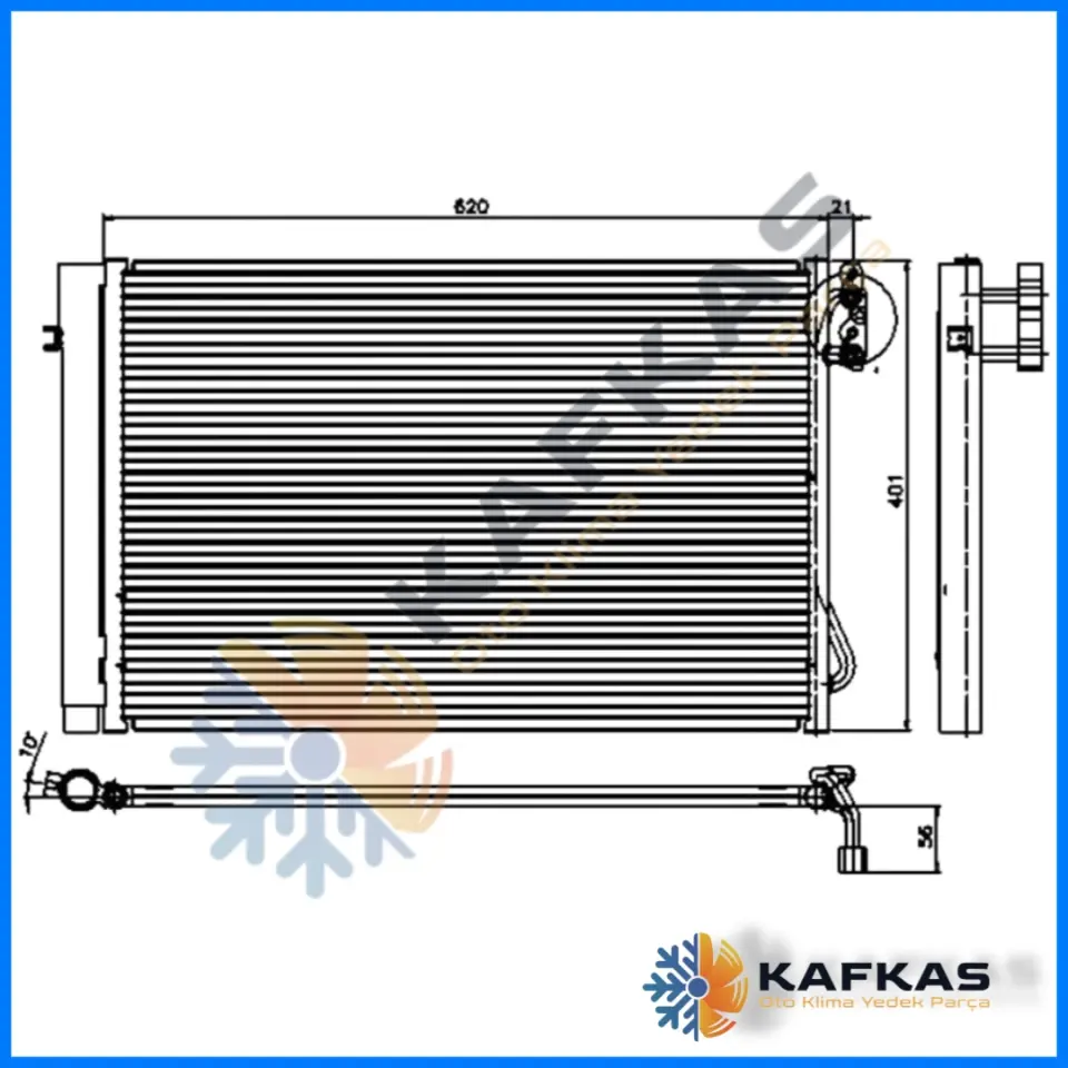 BMW E81-E82-E87-E88 | E90-E91-E92-E93 KLİMA RADYATÖRÜ