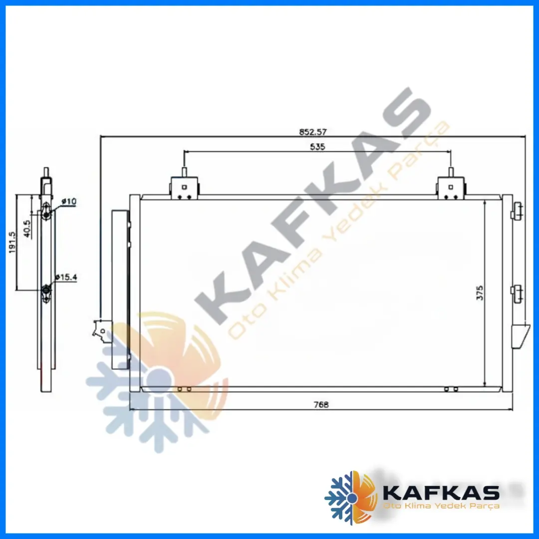 TOYOTA RAV 4 KLİMA RADYATÖRÜ