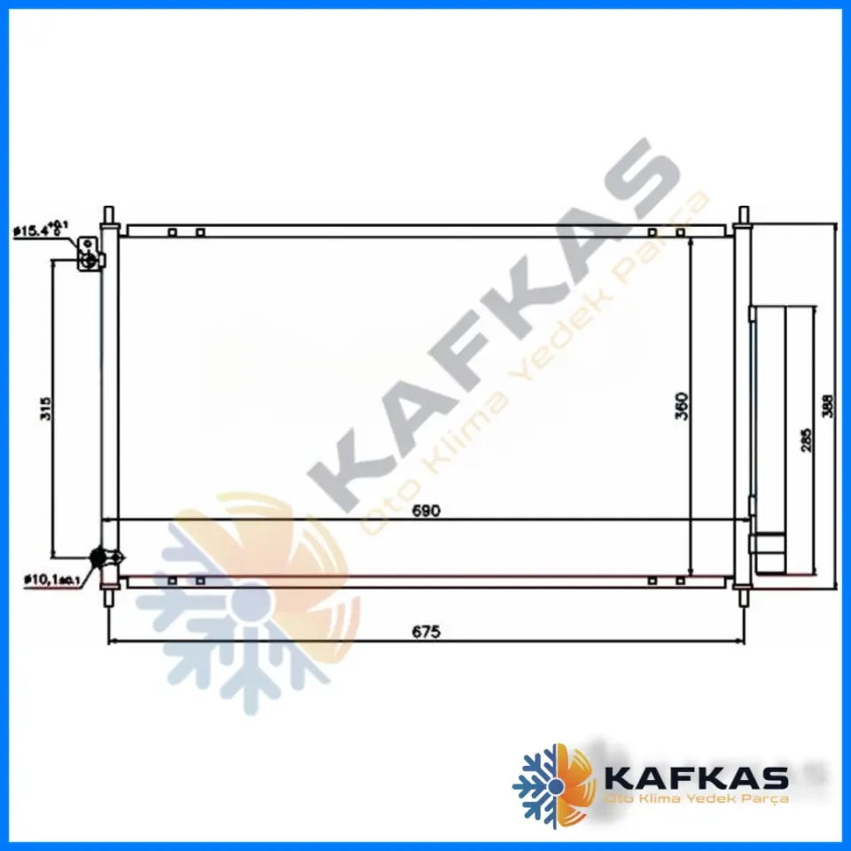 HONDA ACCORD KLİMA RADYATÖRÜ