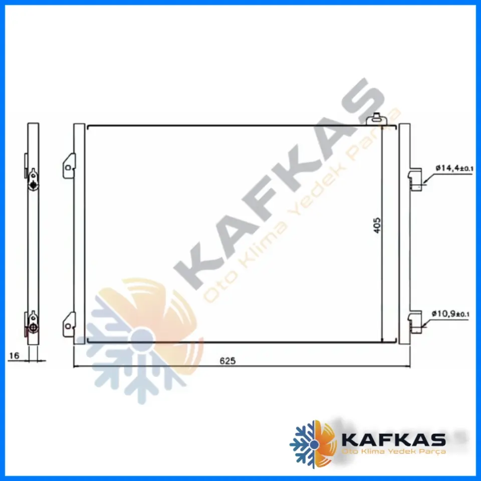 RENAULT THALİA CLIO 2 | SYMBOL | SYMBOL 2 KLİMA RADYATÖRÜ