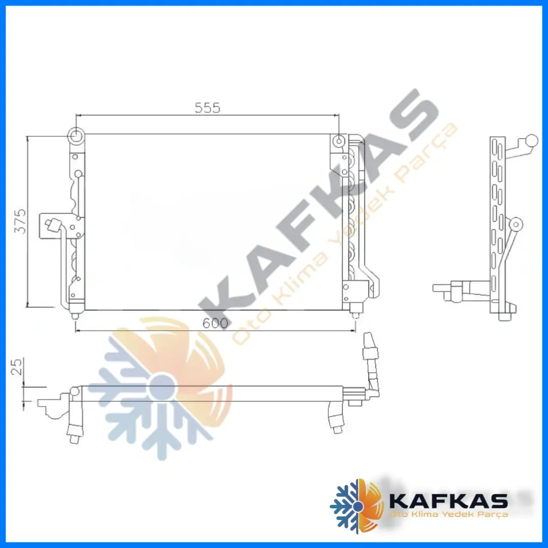 OPEL ASTRA F KLİMA RADYATÖRÜ