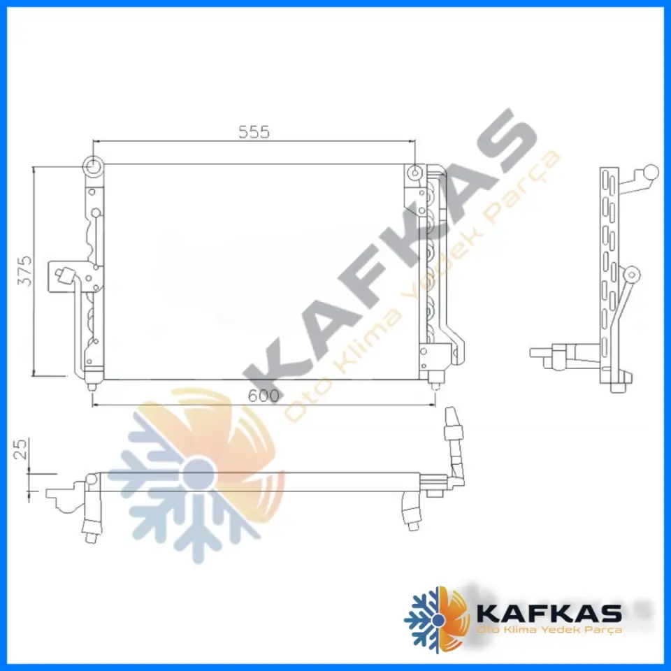 OPEL ASTRA F KLİMA RADYATÖRÜ