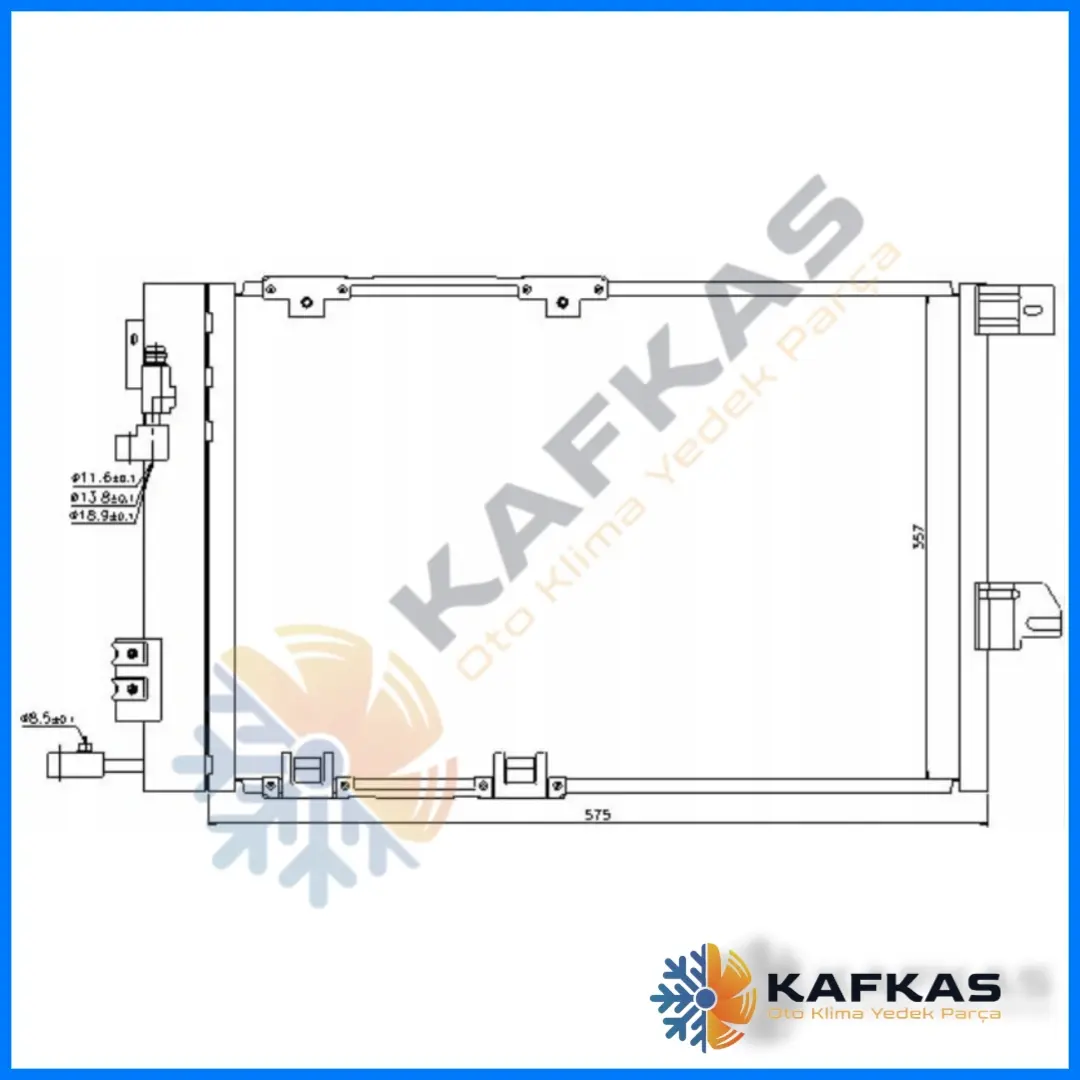 OPEL ASTRA G TWINPORT KLİMA RADYATÖRÜ