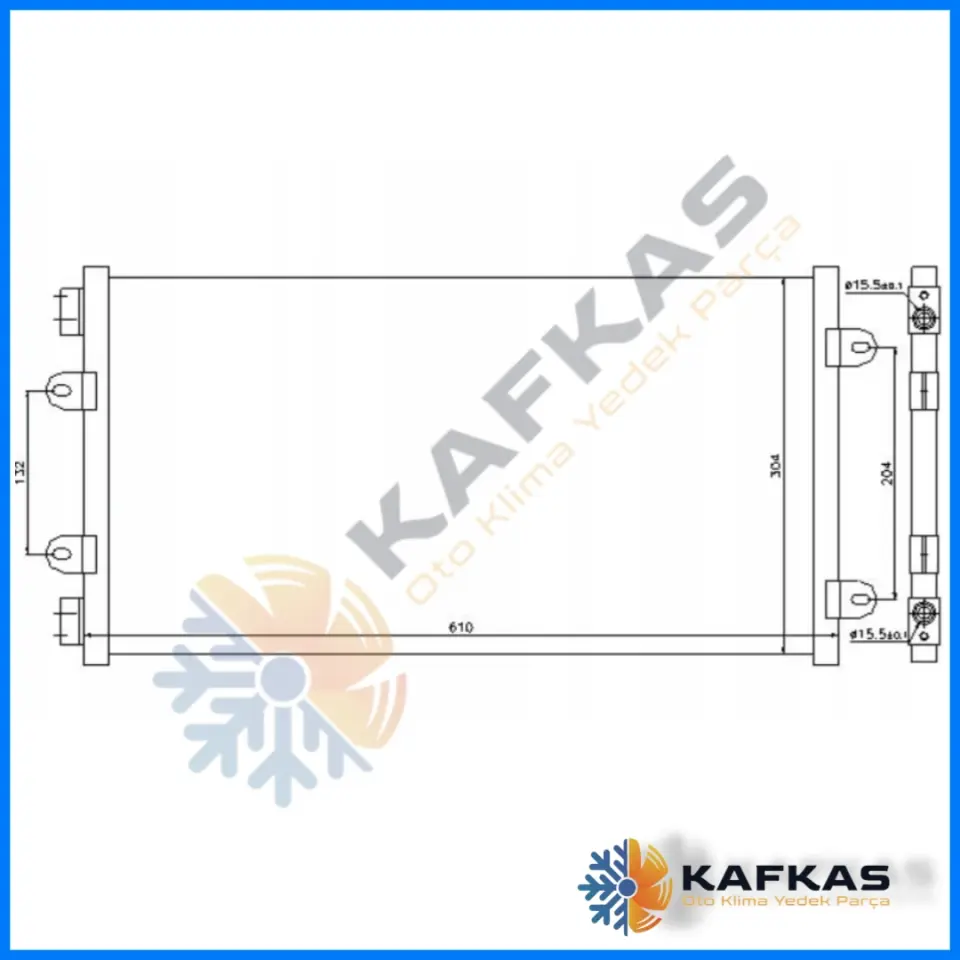 FIAT PUNTO 2 KLİMA RADYATÖRÜ