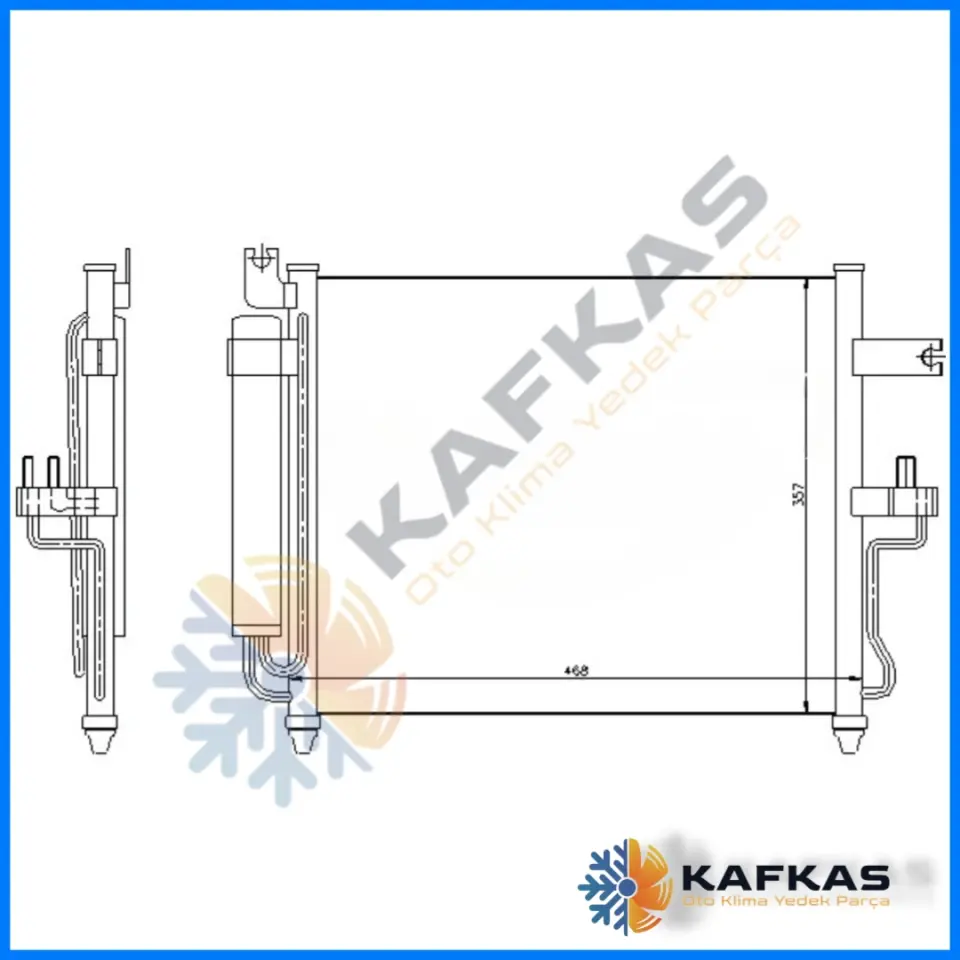 HYUNDAİ ACCENT MİLENYUM KLİMA RADYATÖRÜ