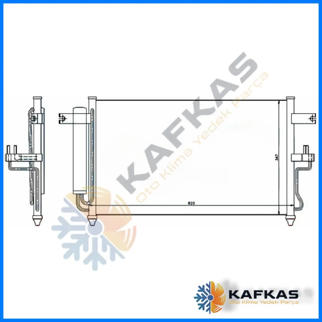 HYUNDAİ ACCENT ADMIRE KLİMA RADYATÖRÜ