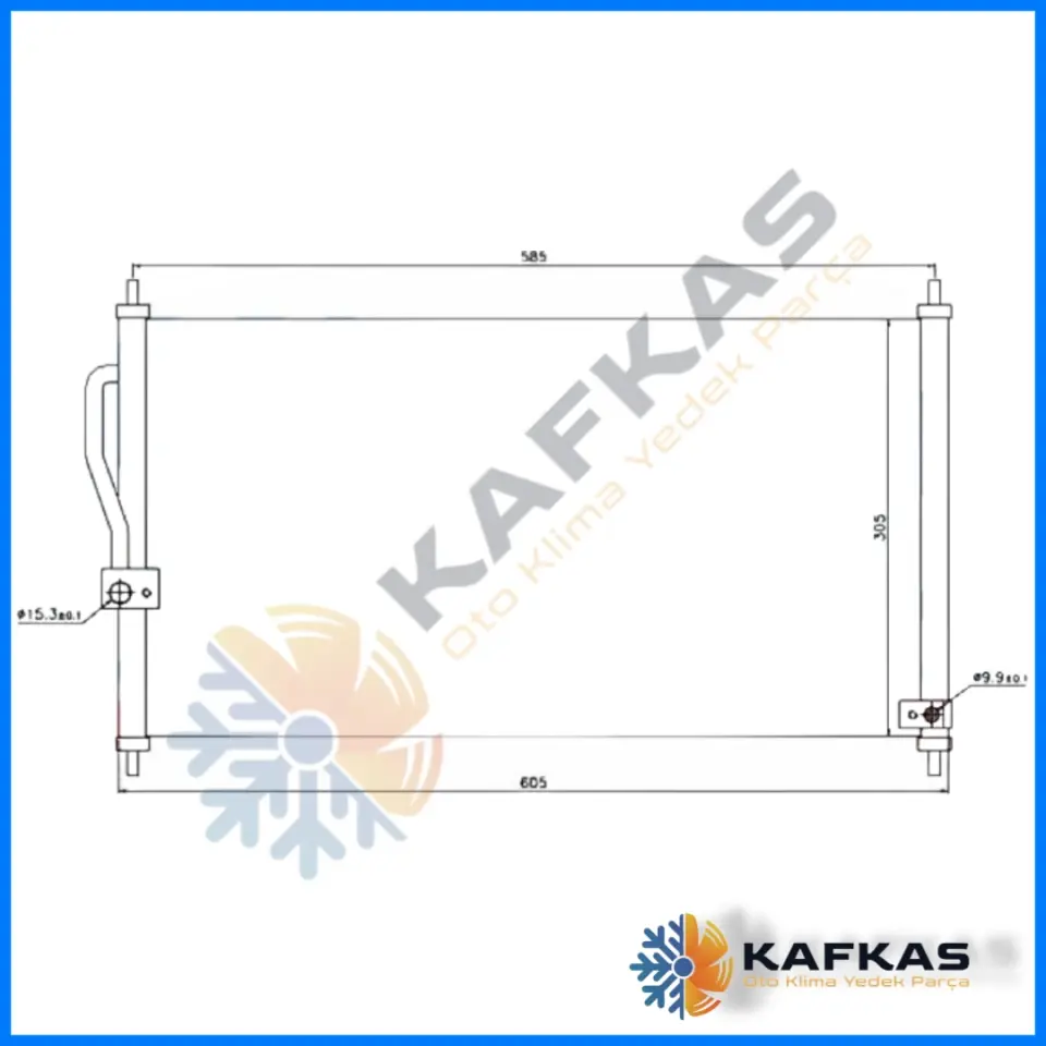 HONDA CR-V KLİMA RADYATÖRÜ