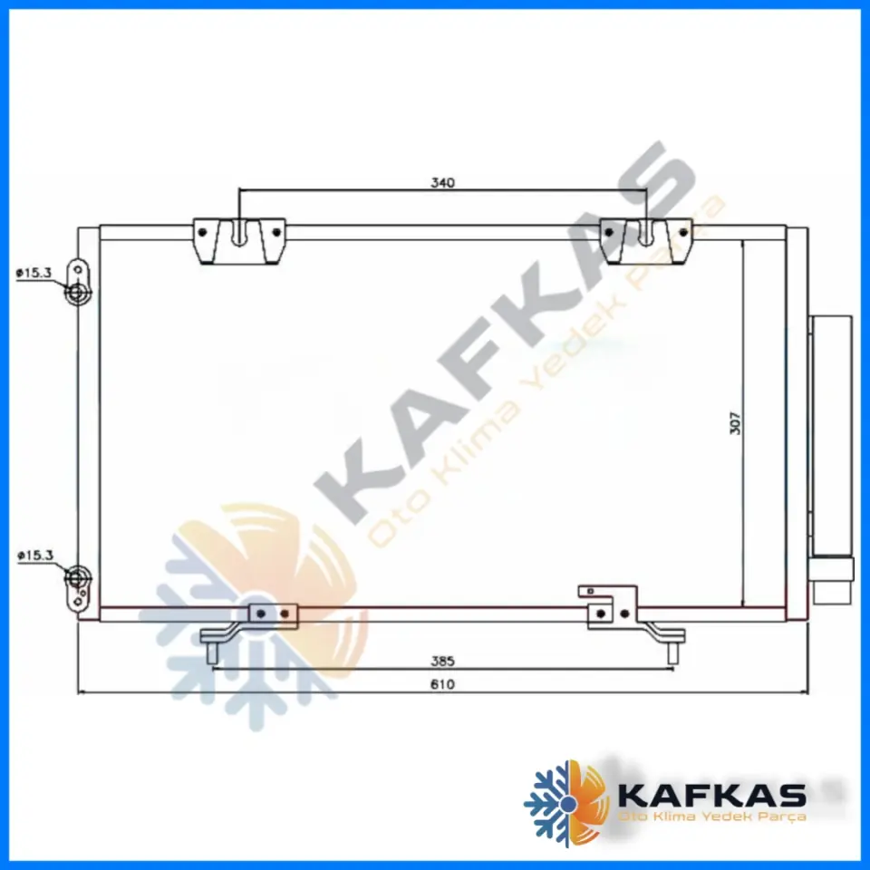 TOYOTA AVENSIS KLİMA RADYATÖRÜ