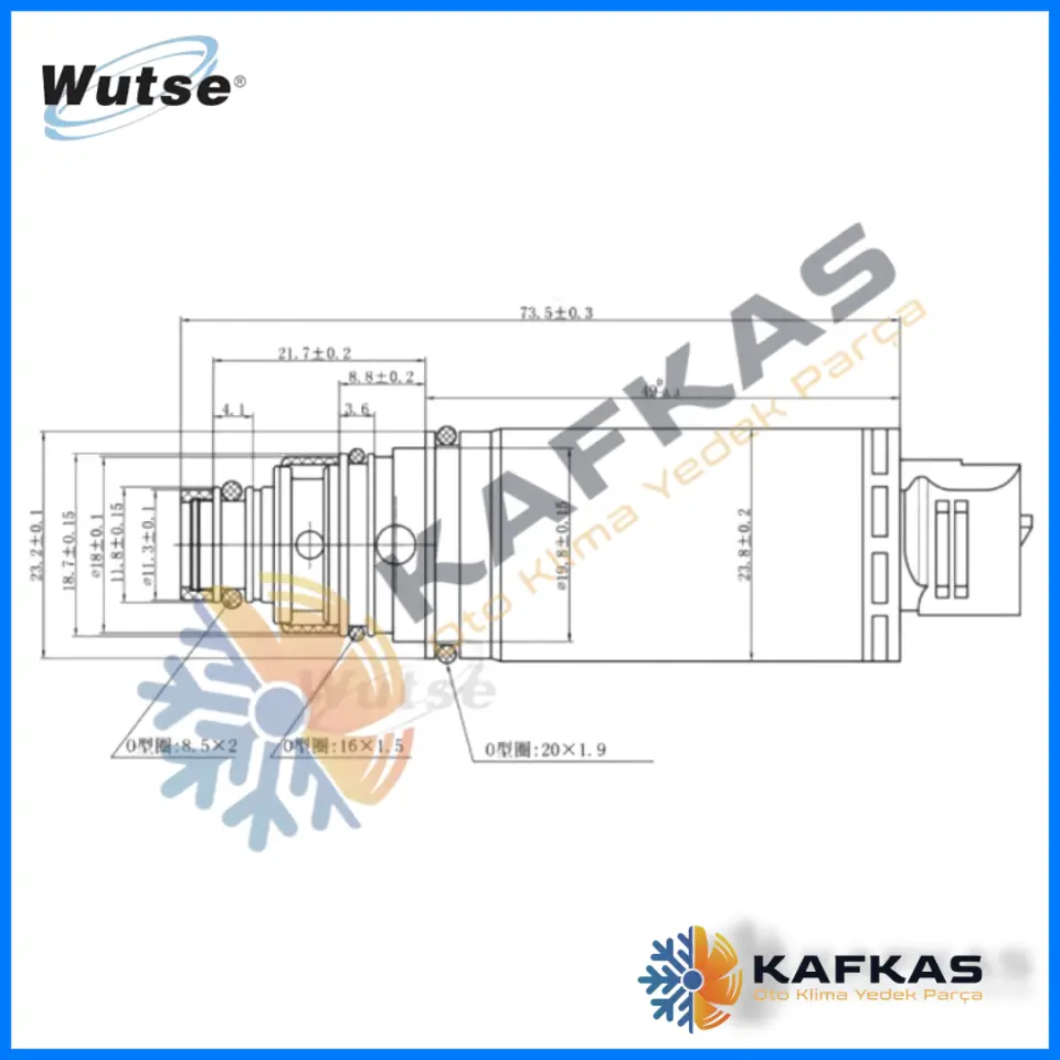 KONTROL VALFİ HYUNDAI/VW SANTANA/RENAULT CLIO IV 8,6CM