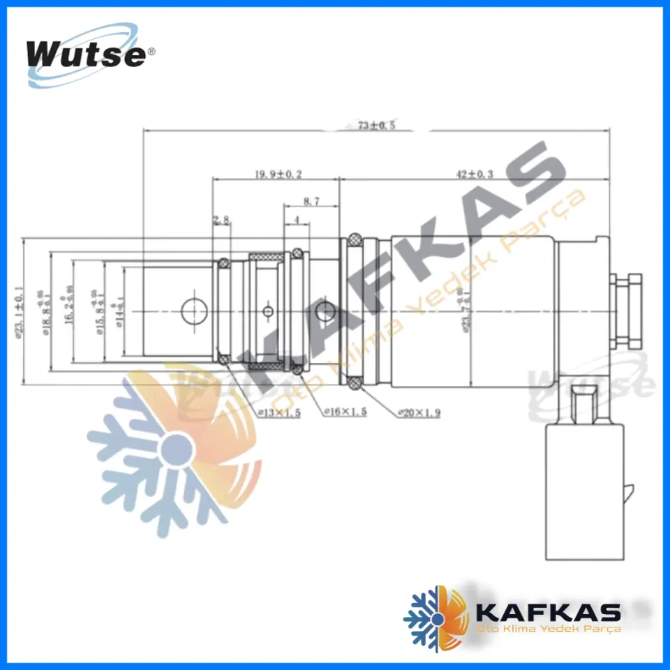 KONTROL VALFİ VW TOURAN/AUDI/SKODA OCTAVIA 7,8CM